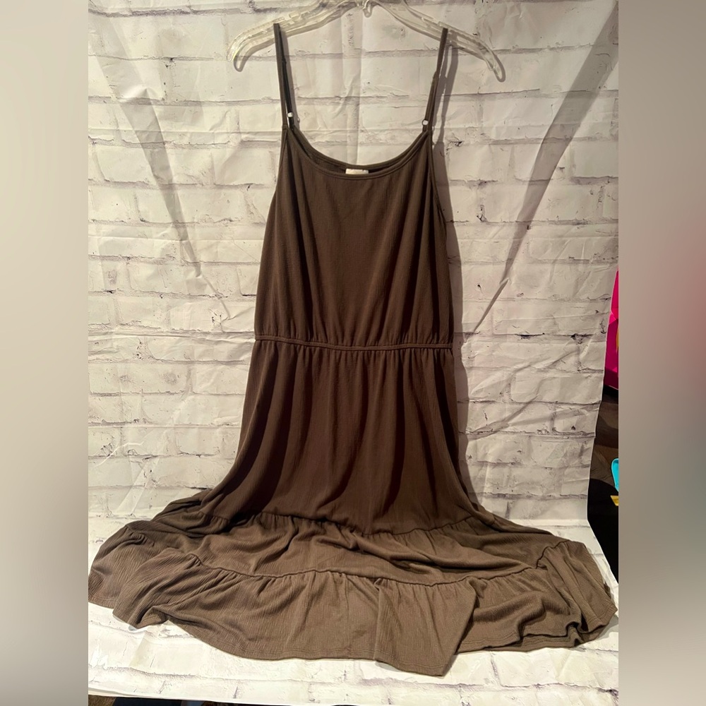 Olive / Sage Green Summer Dress